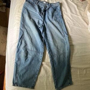 Loft barrel leg jeans 29
